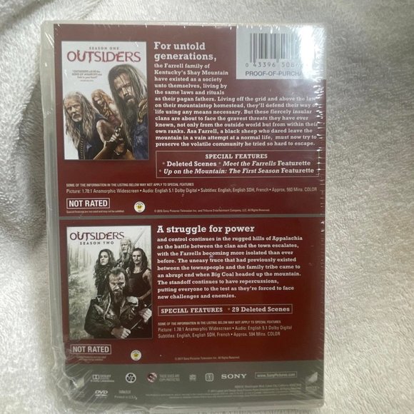 Outsiders Season 1 and 2 Limited Edition Includes 2 Season DVD Special Features - Picture 5 of 8